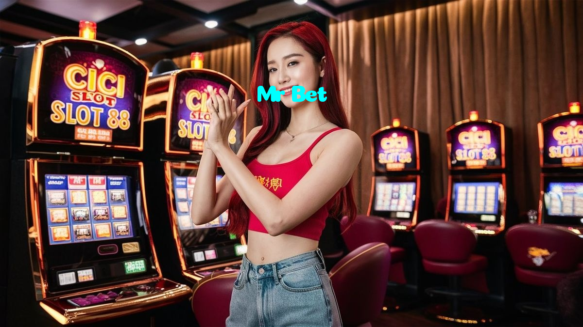 Mr Bet casino presented on mobile device in Pakistan with slots and live games
