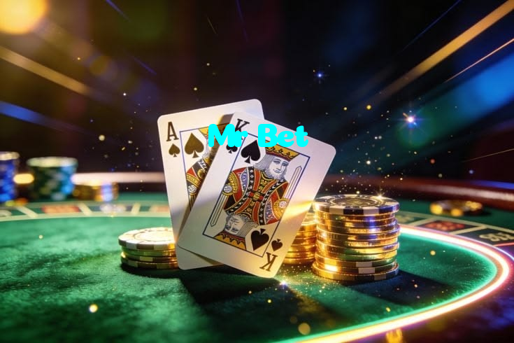 Mr Bet casino presented on mobile device in Pakistan with slots and live games